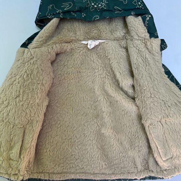 stars &rockets kids Dinosaur print reversible jacket size 24 Months - Picture 6 of 6